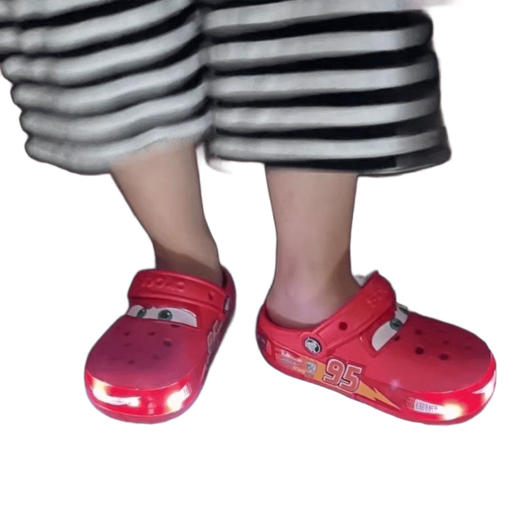 Mundo-Crocs Mcqueen Car Infantil Luz Led